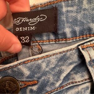 Ed Hardy Women's Blue Denim Jeans